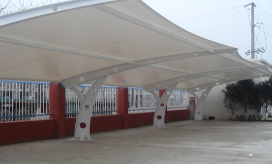 膜结构停车棚 膜结构停车棚