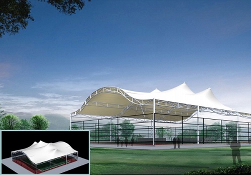 球场膜结构顶棚 球场膜结构顶棚