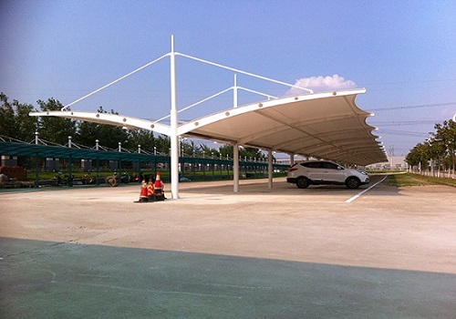 膜结构汽车停车棚 膜结构汽车停车棚