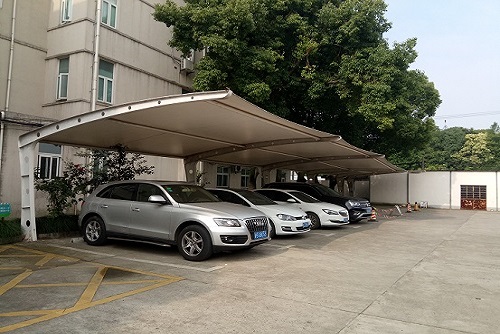 膜结构汽车停车棚 膜结构汽车停车棚