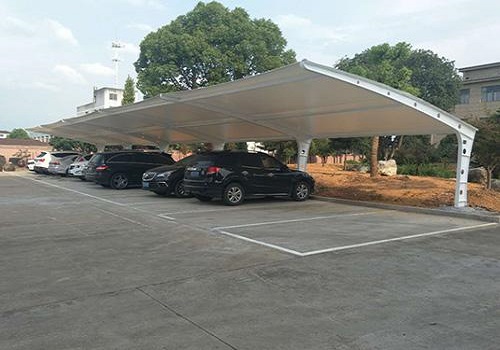 膜结构汽车停车棚 膜结构汽车停车棚