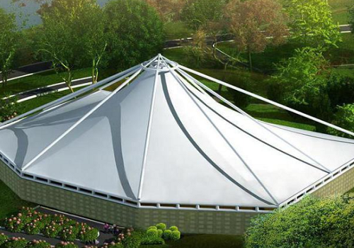 钢支撑反吊氟碳纤维环境工程专用膜结构 钢支撑反吊氟碳纤维环境工程专用膜结构